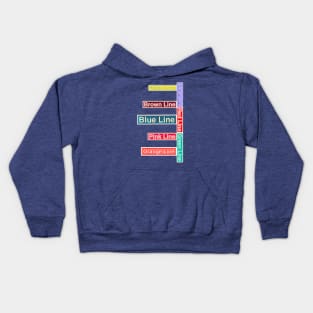 Chicago El Kids Hoodie